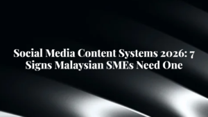 Social Media Content Systems 2026: 7 Signs Malaysian SMEs Need One