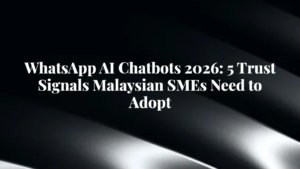 WhatsApp AI Chatbots 2026: 5 Trust Signals Malaysian SMEs Need to Adopt
